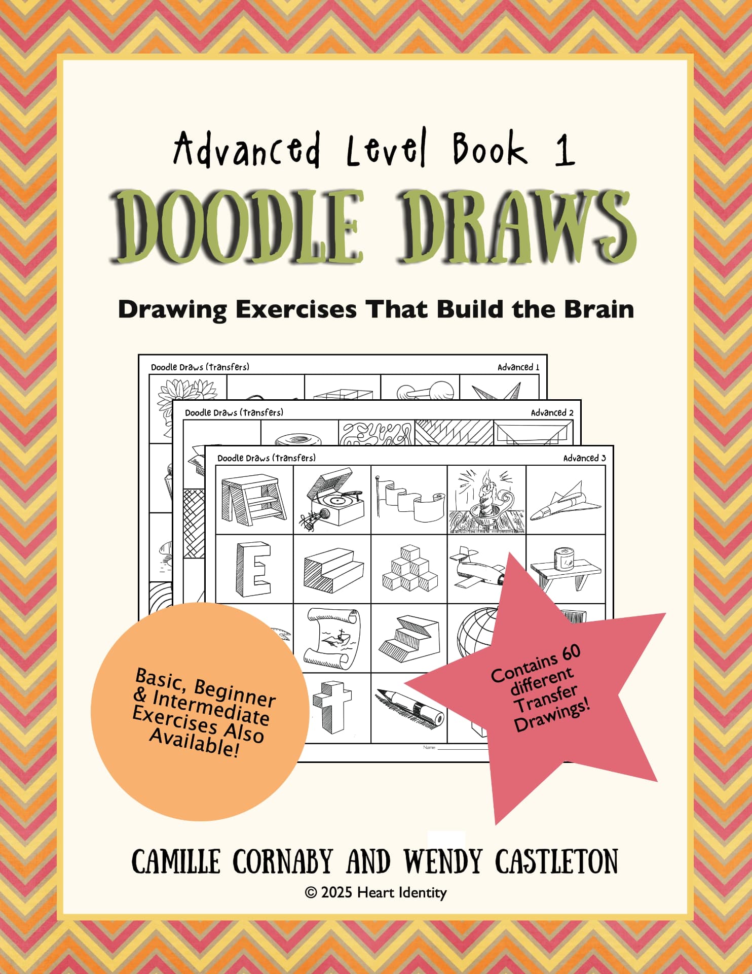 Advanced Book 1 Doodle Draws front cover