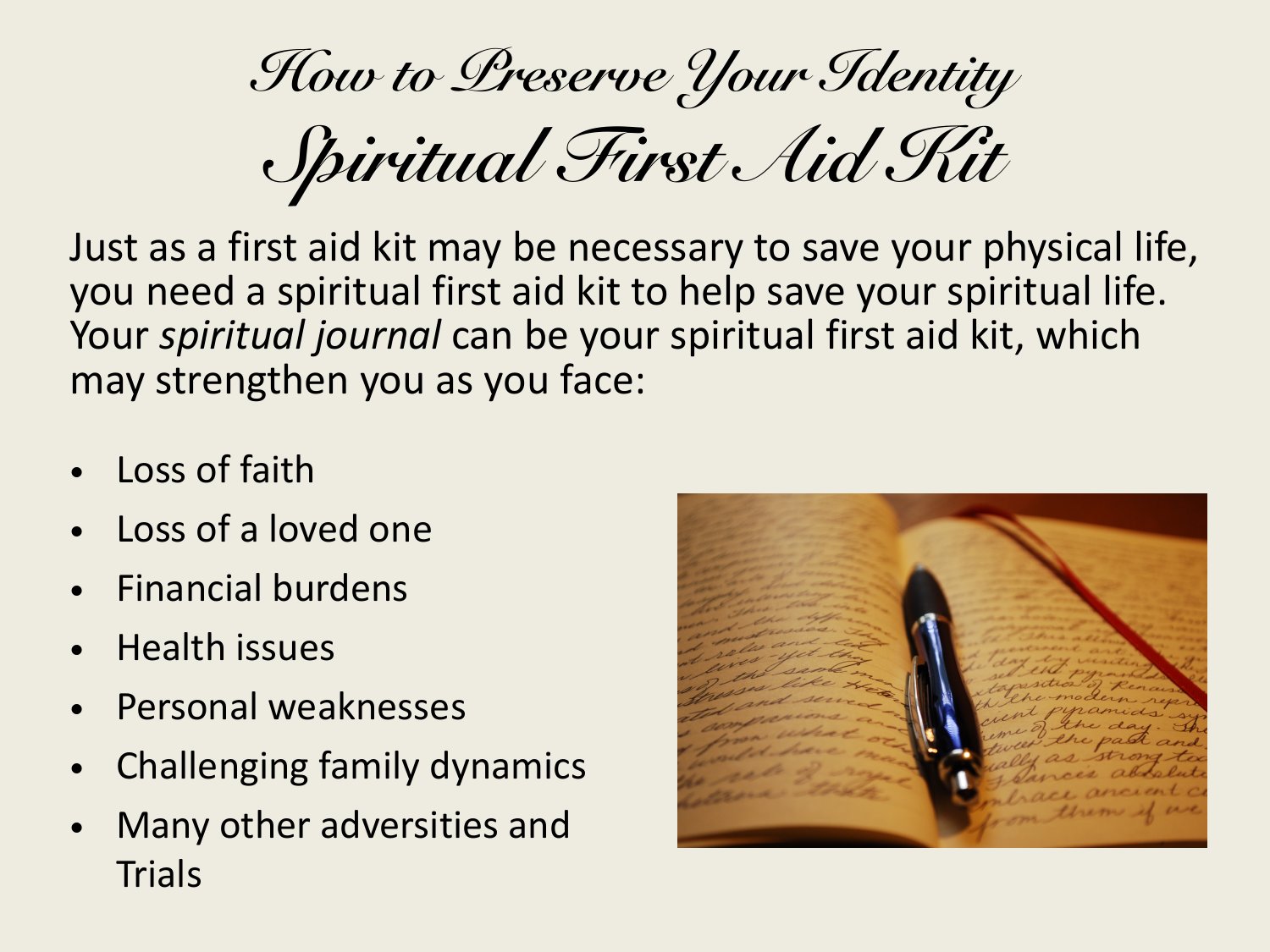Preserving Your True Identity with Journaling — page 14 of 29